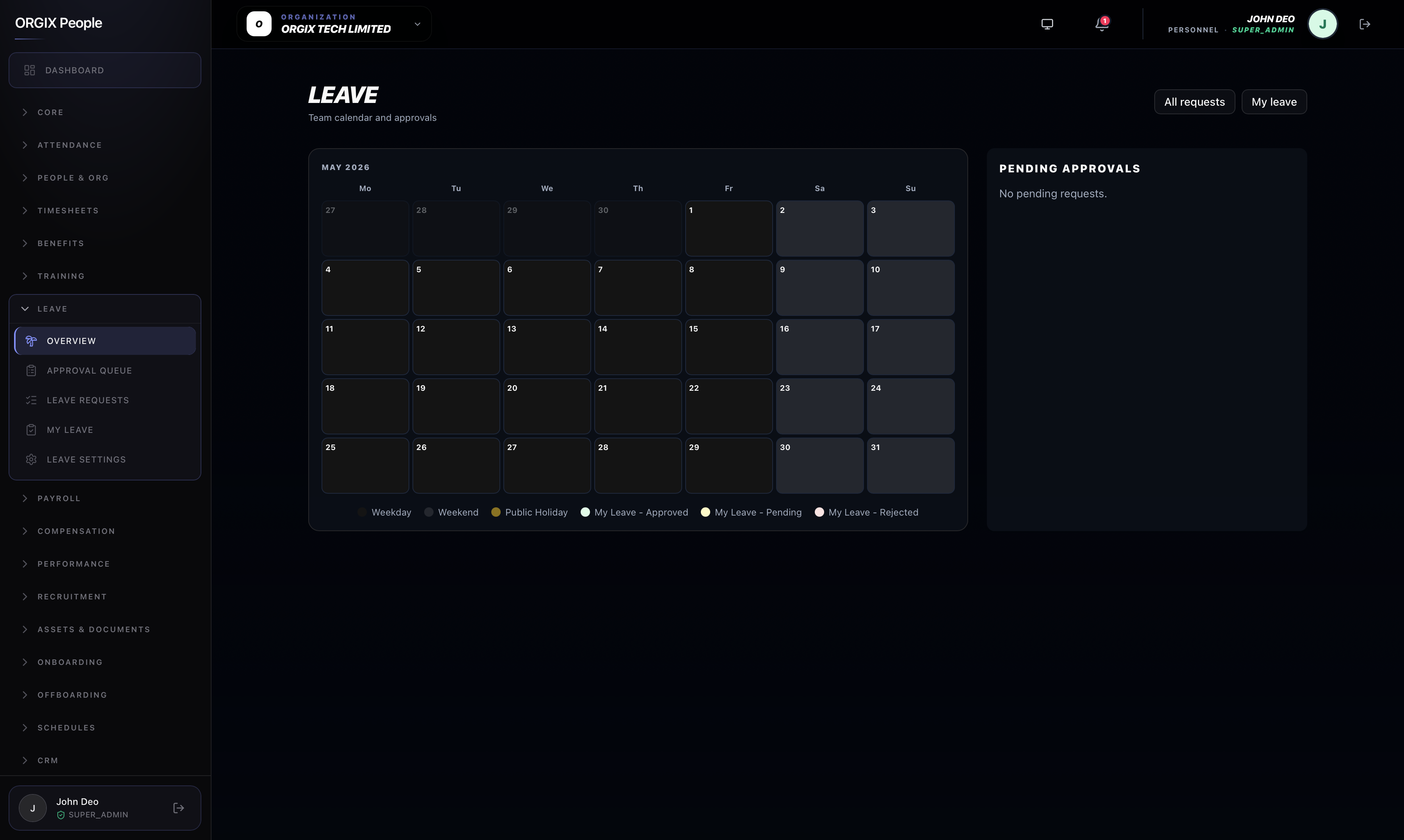 Leave